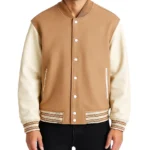 Men's Brown Varsity Jacket