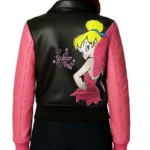 Custom Vintage Pink Fairy Leather Jacket - Image 2